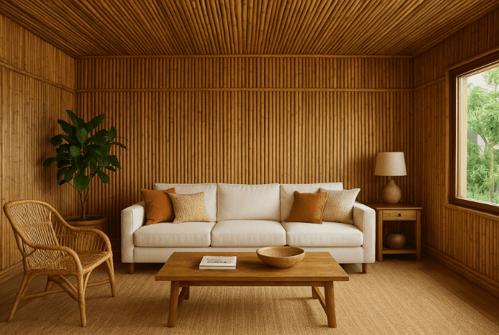 Diseño de interiores y una sala de estar